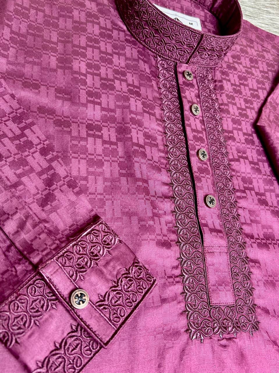 Deep Maroon Premium Panjabi